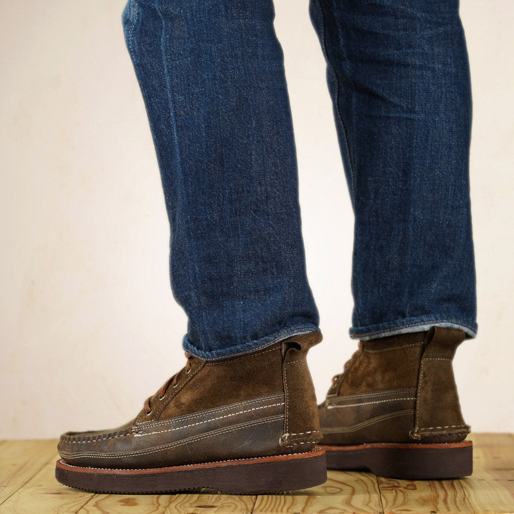 EasyMoc - Scout Boots - Stone CF Stead Waxed Elk Rambler