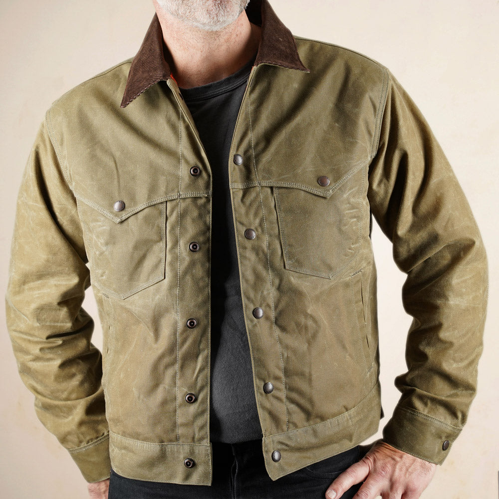 Freenote Cloth Claypool Jacket - Tobacco Waxed Canvas