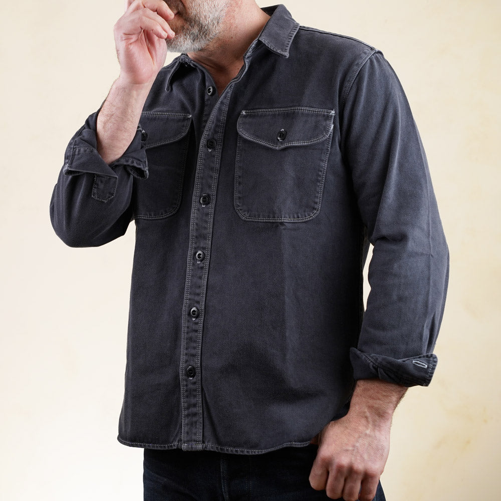 Freenote Cloth Utility Shirt - Charcoal
