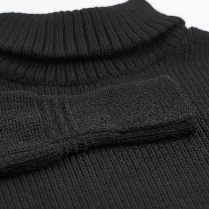 Heimat U Boat Roll Neck - Black