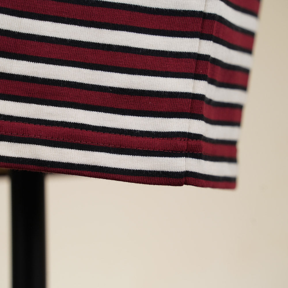 Heimat Boy Scout Tee - Burgundy Mix