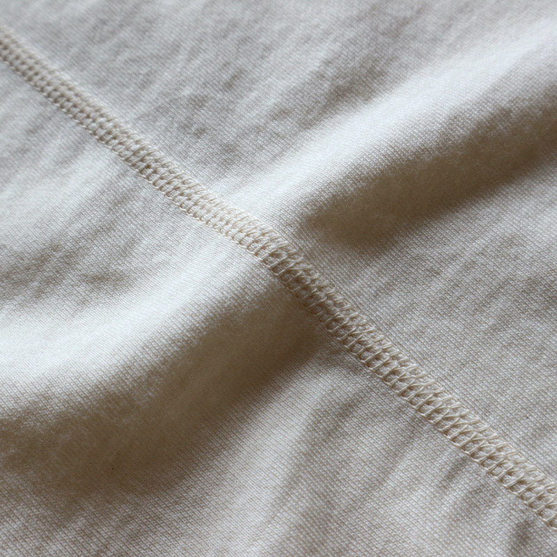 Loop & Weft COMBED YARN SS Henley - Ivory