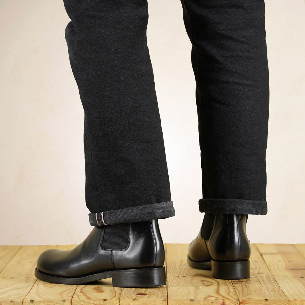 Rolling Dub Trio IN'EI Chelsea Boots - Black Dutch Calf