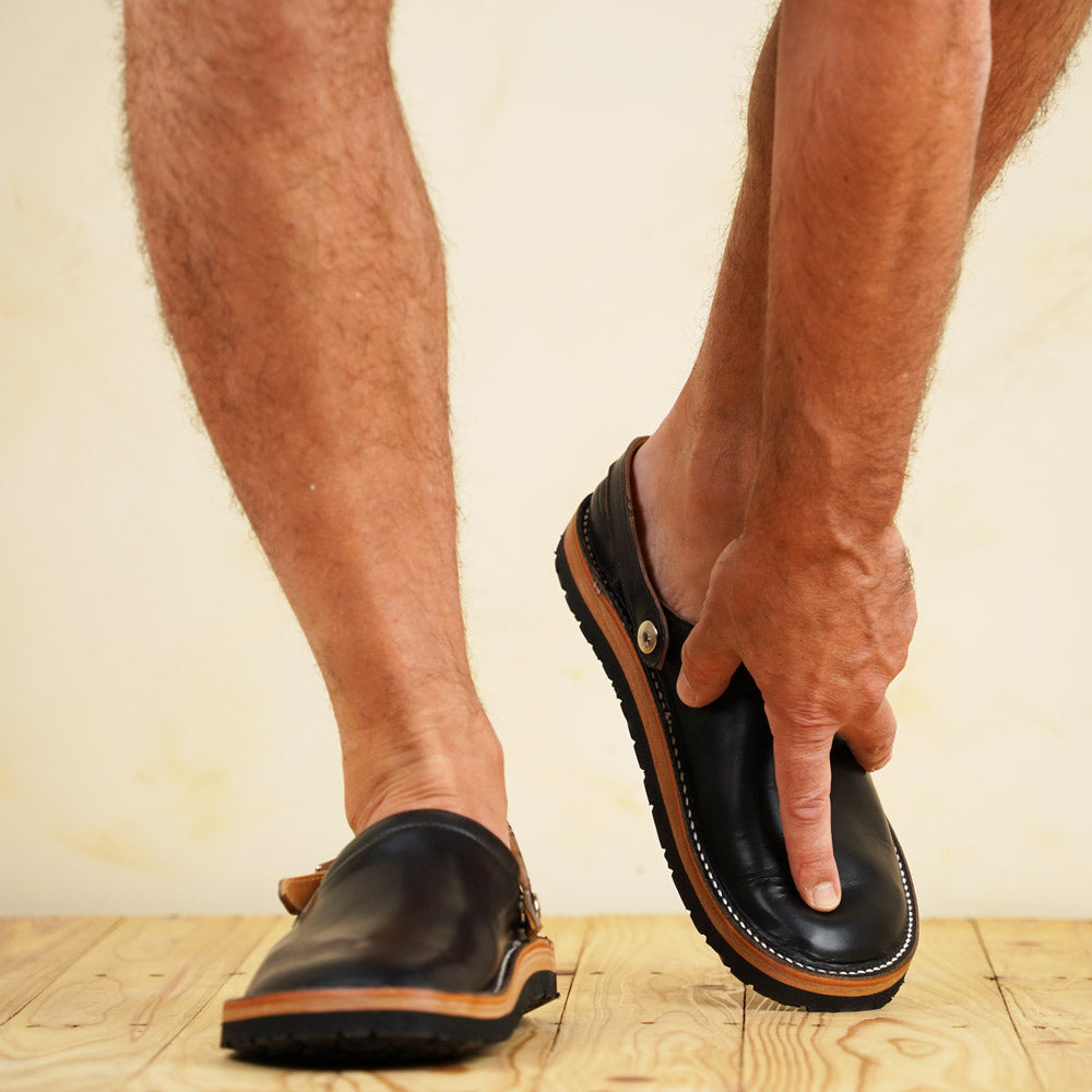 Zerrows Sabot Sandals - Black CXL