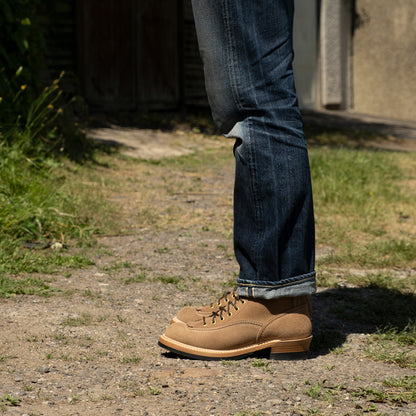 John Lofgren Donkey Puncher Boots - Natural Roughout