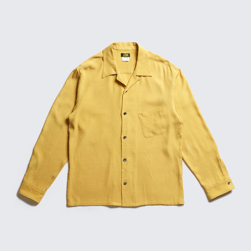 ACVM SH02RY RAYON LS SHIRT YELLOW