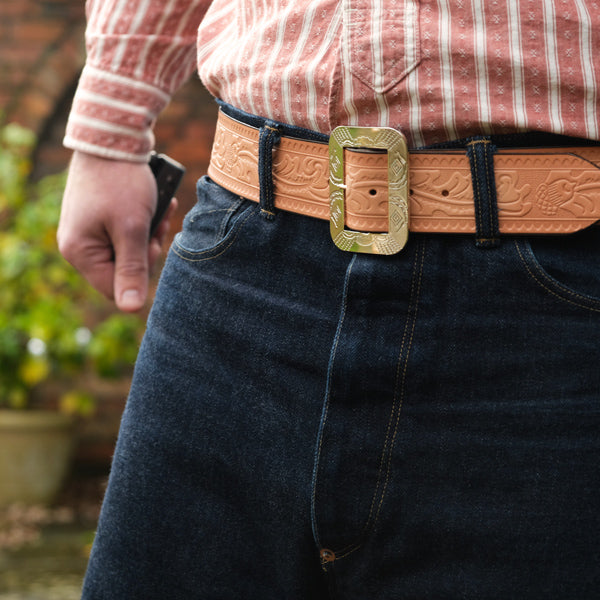 Ace Western Belts Model 900 Natural