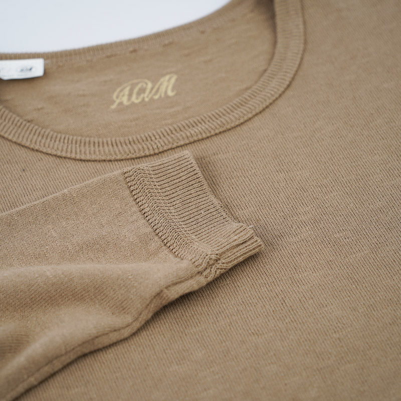 Addict Clothes LS Crew Neck Knit Smoke Beige