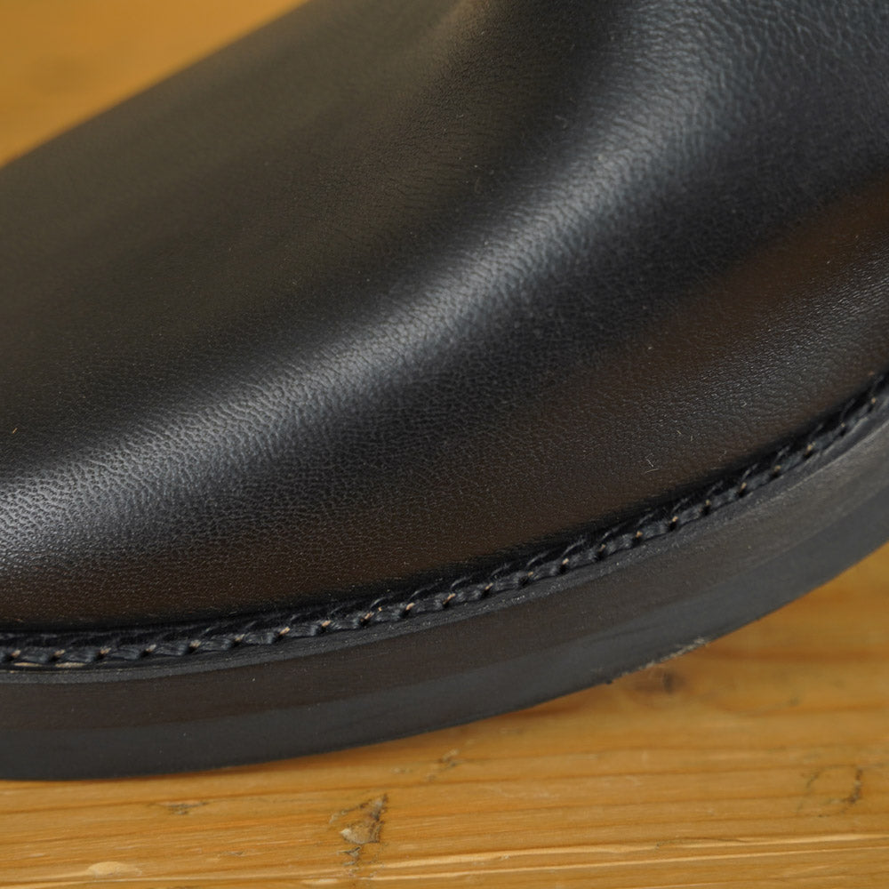 Addict Narrow Engineer Boots AB-01HB-CL - Black Horsehide