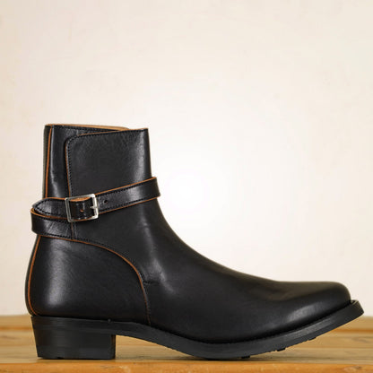 Addict Jodhpur Boots AB-09H-CL-FT_BLK - Black Horsehide