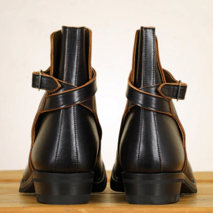 Addict Jodhpur Boots AB-09H-CL-FT_BLK - Black Horsehide