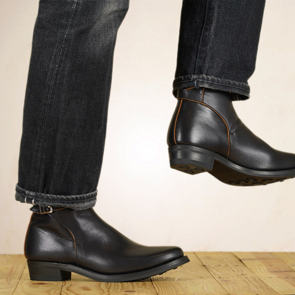 Addict Jodhpur Boots AB-09H-CL-FT_BLK - Black Horsehide
