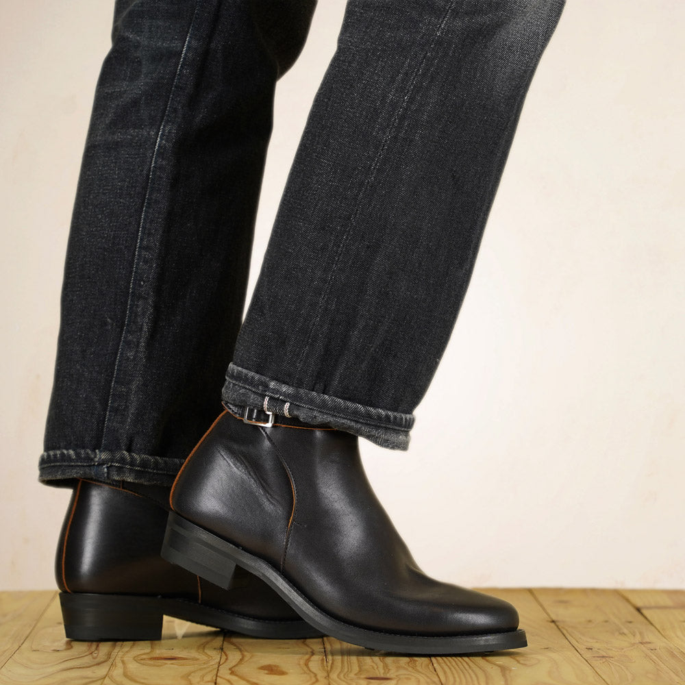 Addict Jodhpur Boots AB-09H-CL-FT_BLK - Black Horsehide