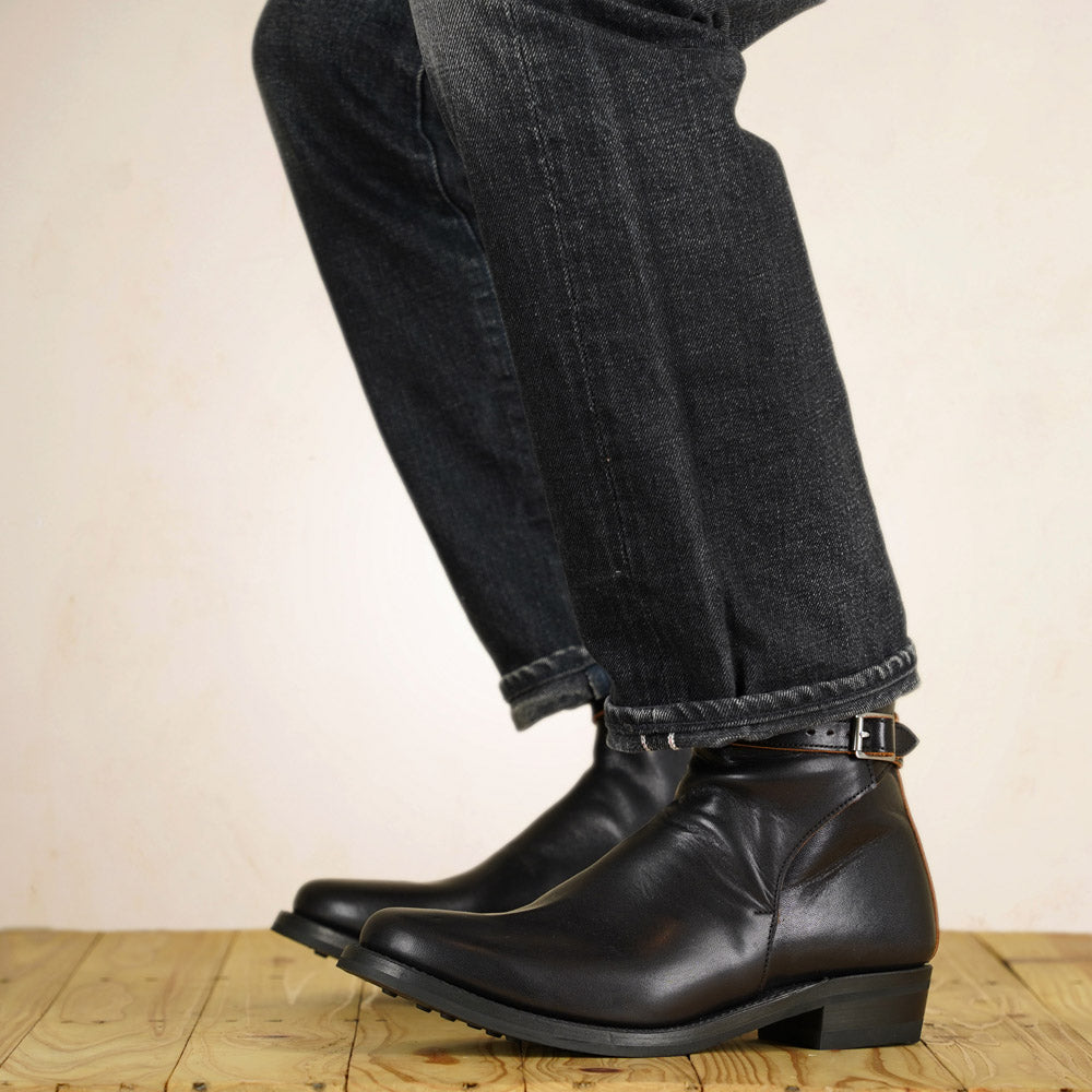 Addict Jodhpur Boots AB-09H-CL-FT_BLK - Black Horsehide