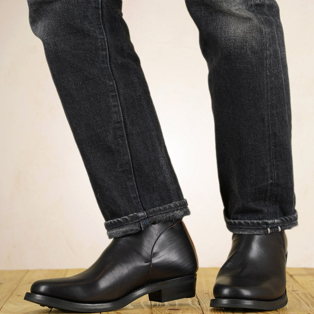 Addict Jodhpur Boots AB-09H-CL-FT_BLK - Black Horsehide