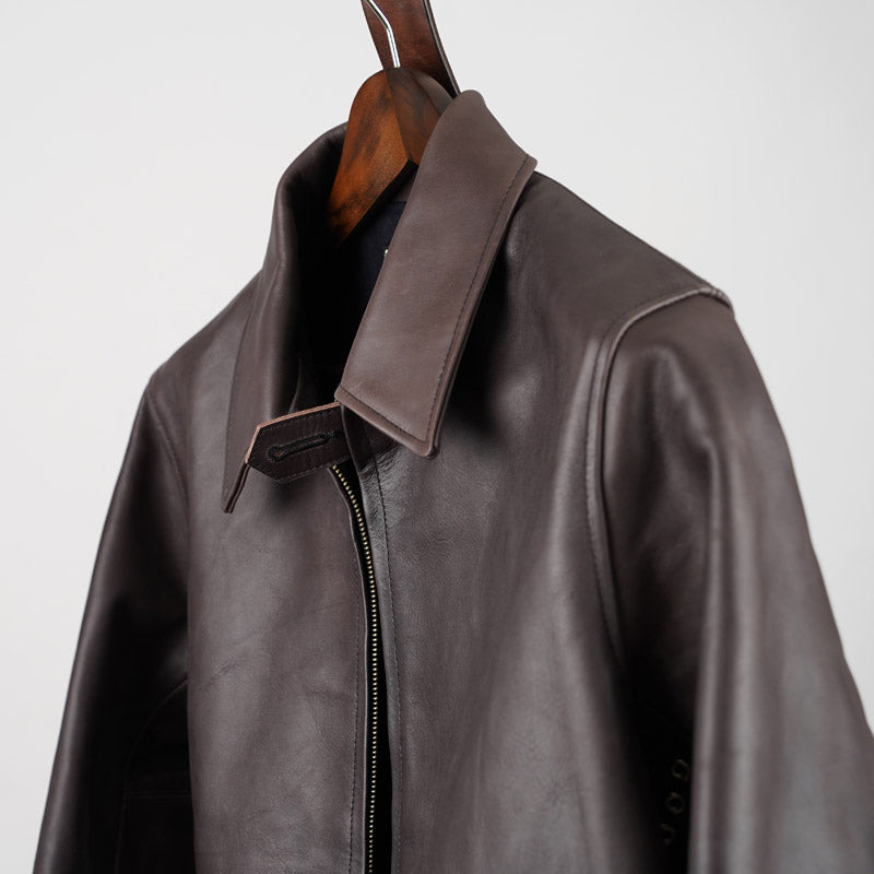 Attractions Biltbuck lot 380 Stallion Horsehide Jacket Black