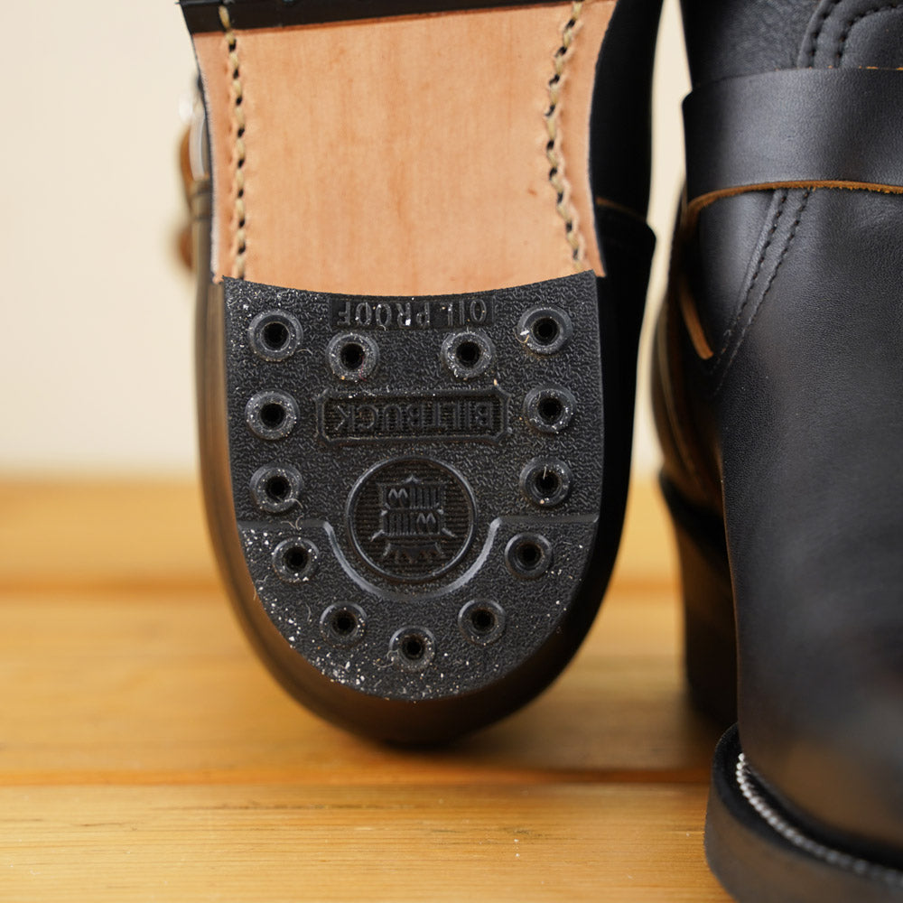 BILTBUCK Lot.269LTD Engineer Boots - Heavy Weight Kipskin Black