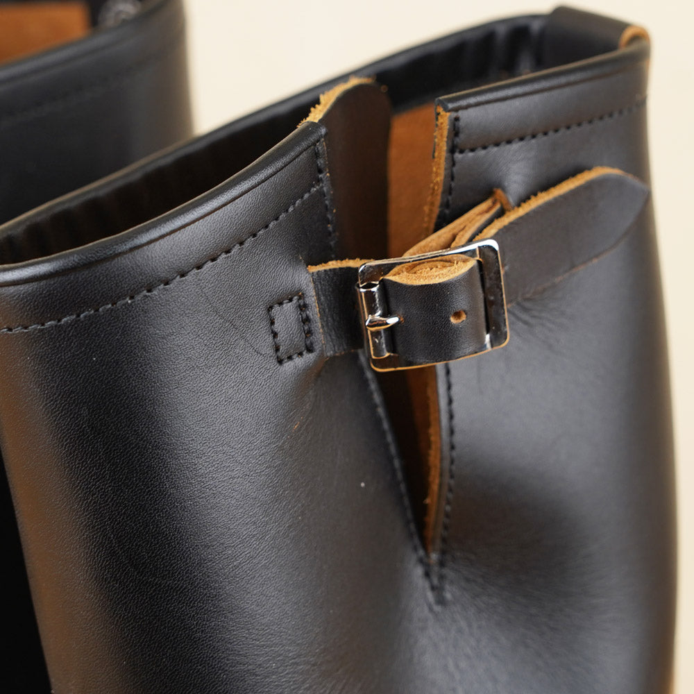 BILTBUCK Lot.269LTD Engineer Boots - Heavy Weight Kipskin Black