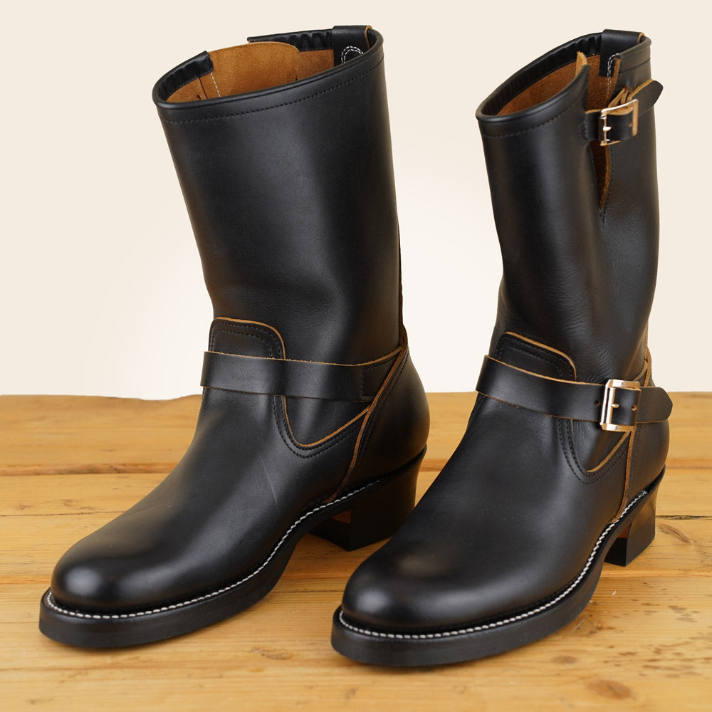 BILTBUCK Lot.269LTD Engineer Boots - Heavy Weight Kipskin Black