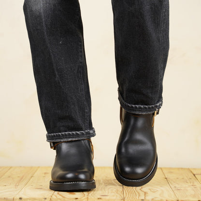 BILTBUCK Lot.269LTD Engineer Boots - Heavy Weight Kipskin Black