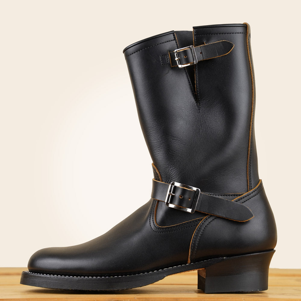 BILTBUCK Lot.269LTD Engineer Boots - Heavy Weight Kipskin Black