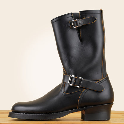 BILTBUCK Lot.269LTD Engineer Boots - Heavy Weight Kipskin Black