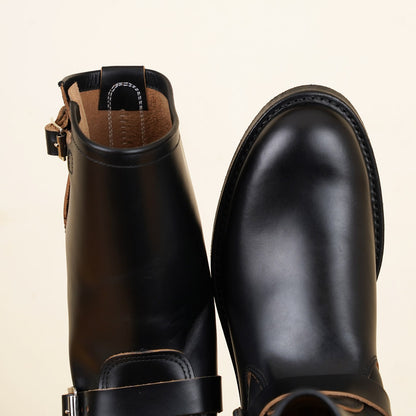 BILTBUCK Lot 269 Engineer Boots - Black Steerhide