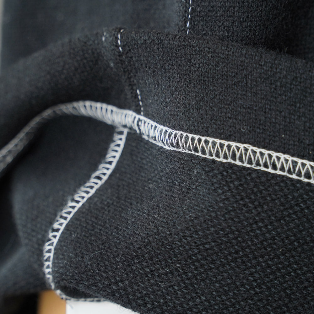 Wearmasters Lot 582 Turtle Zip Sweater - Black