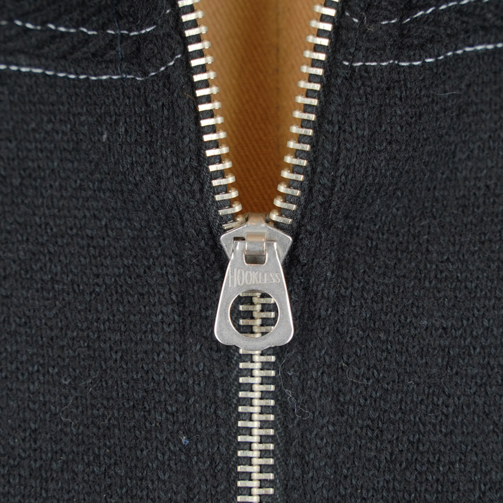 Wearmasters Lot 582 Turtle Zip Sweater - Black