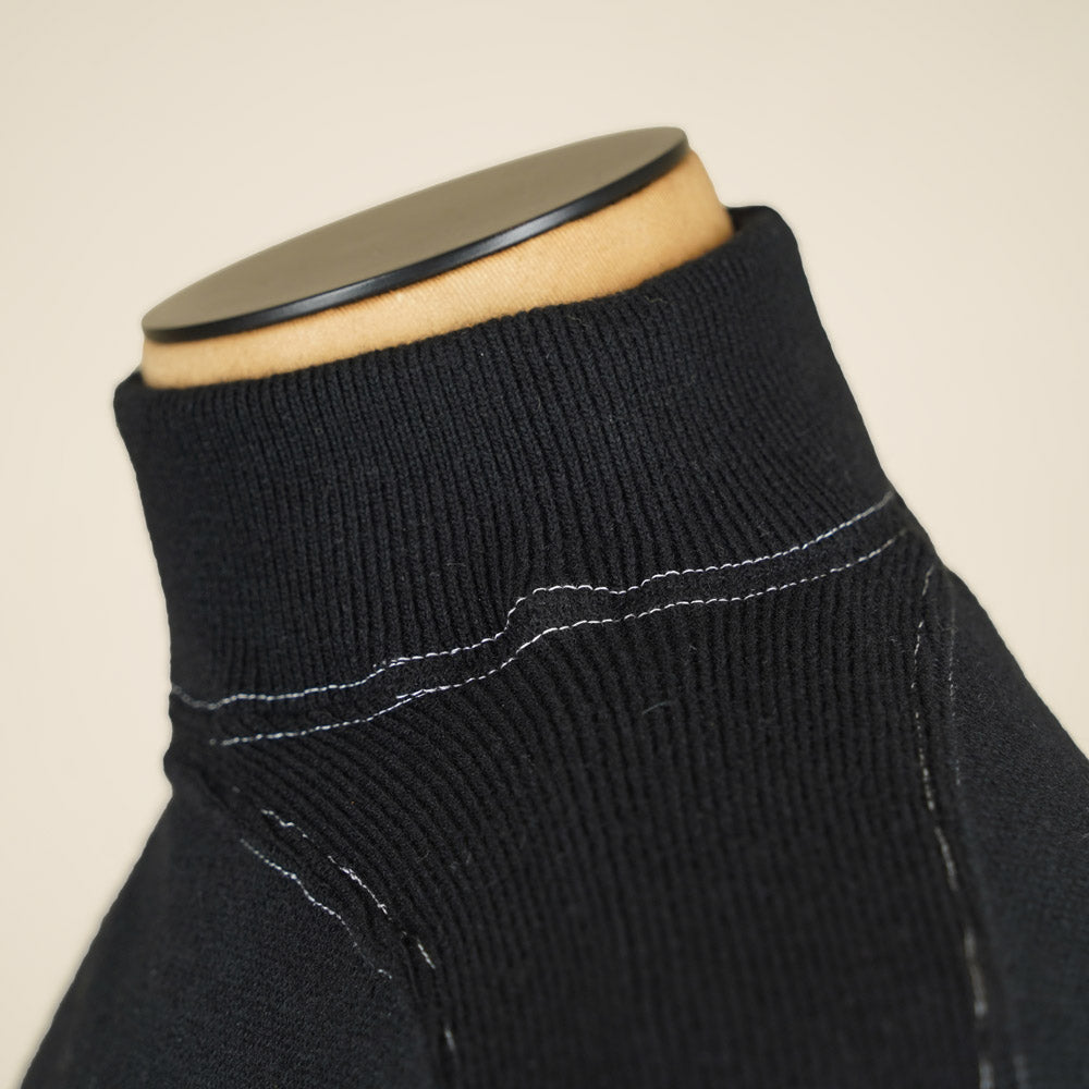 Wearmasters Lot 583 High Neck Sweater - Black