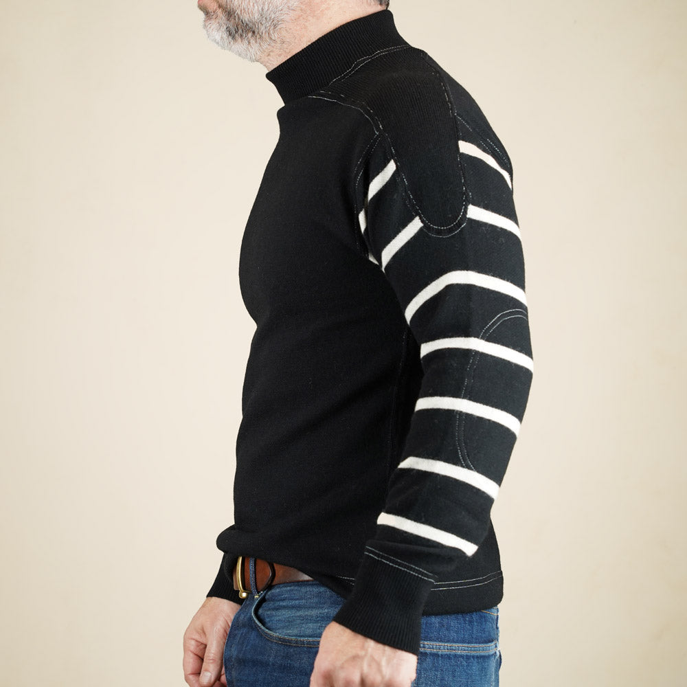 Wearmasters Lot 583 High Neck Sweater - Black