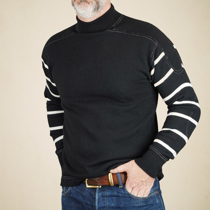 Wearmasters Lot 583 High Neck Sweater - Black