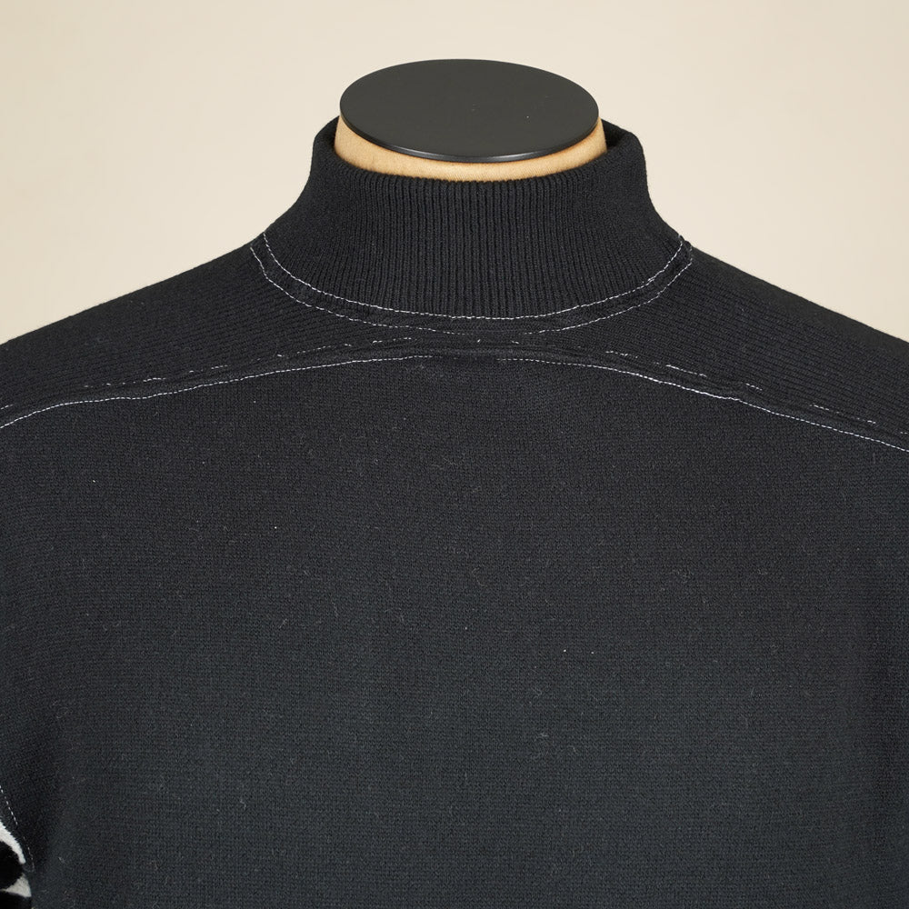 Wearmasters Lot 583 High Neck Sweater - Black