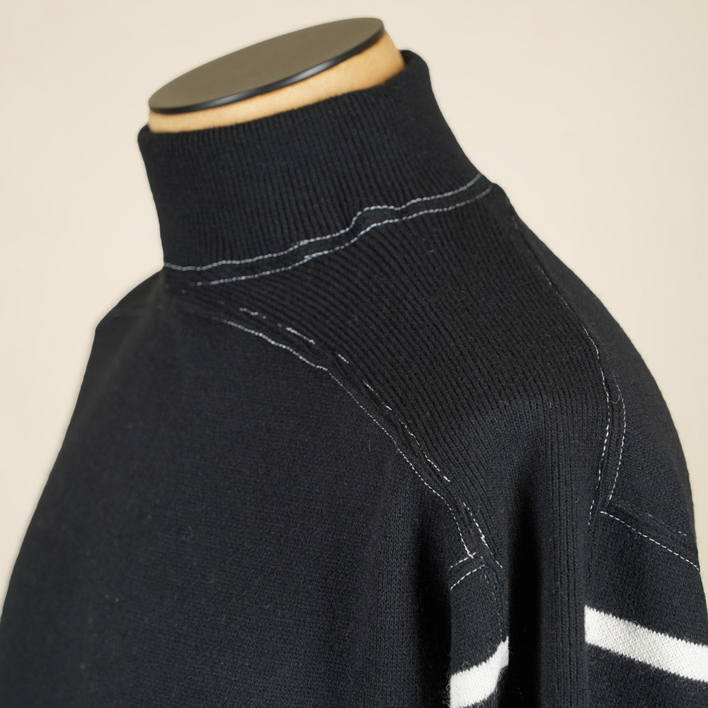 Wearmasters Lot 583 High Neck Sweater - Black