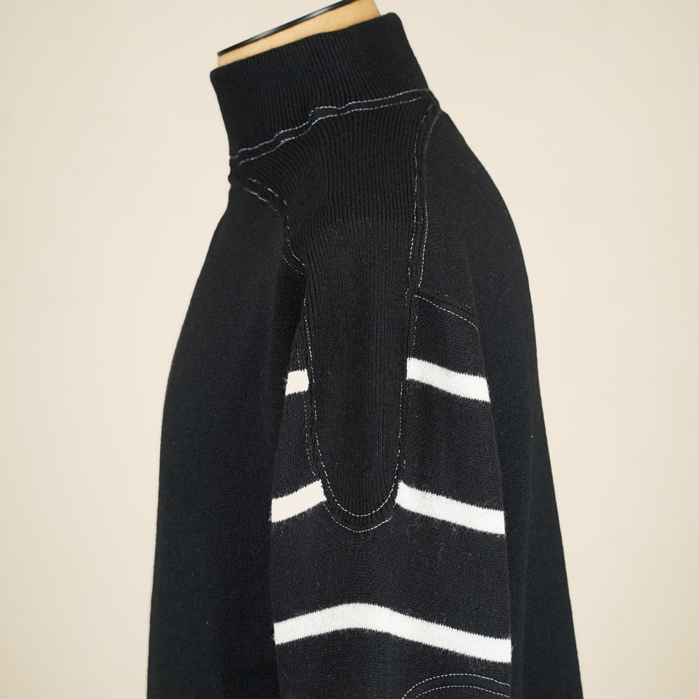 Wearmasters Lot 583 High Neck Sweater - Black
