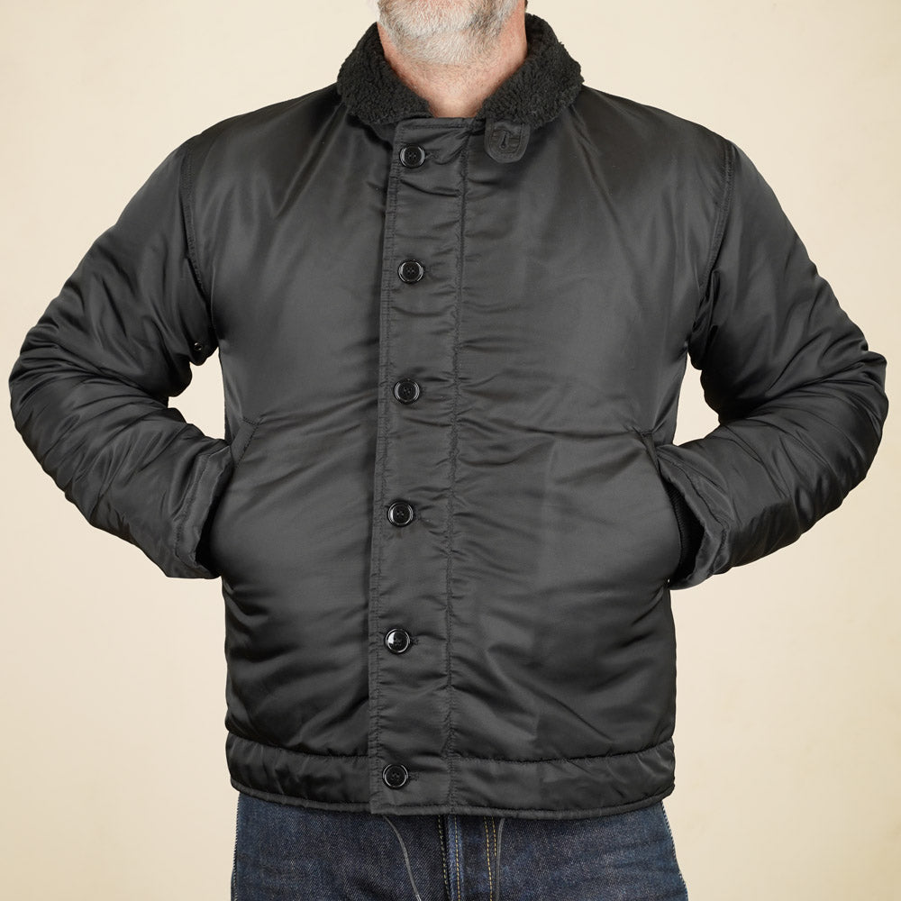 Wearmasters Lot 795 Nylon Deck Jacket - Black