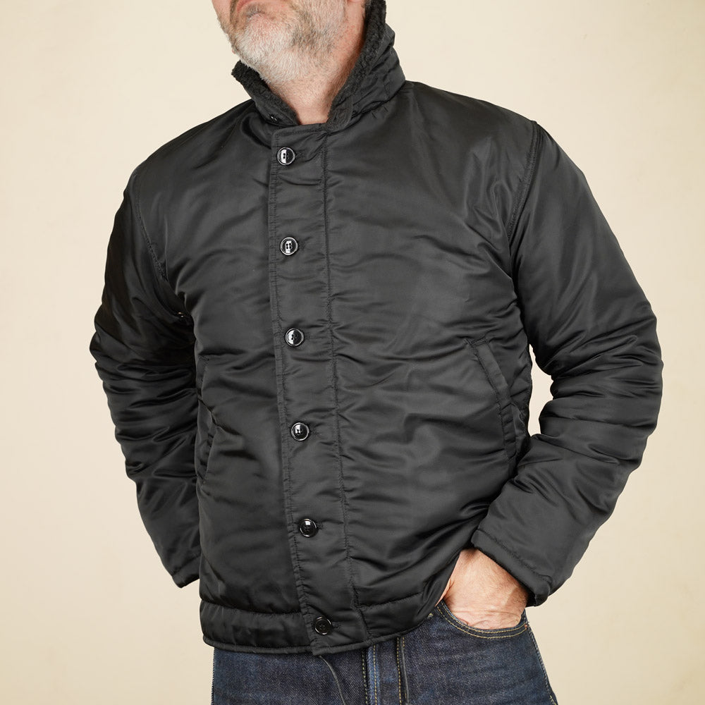 Wearmasters Lot 795 Nylon Deck Jacket - Black