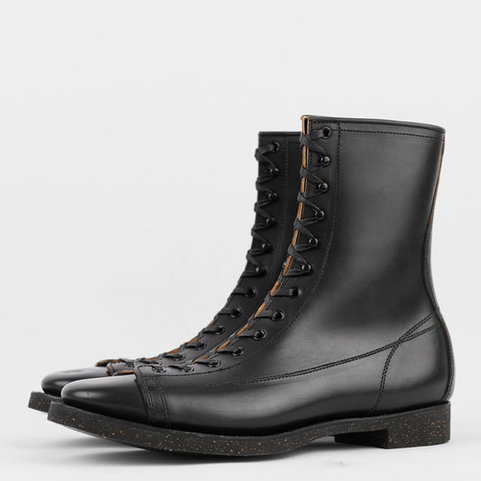 Clinch CN-S Last Gary Boots Black Overdyed Horsebutt