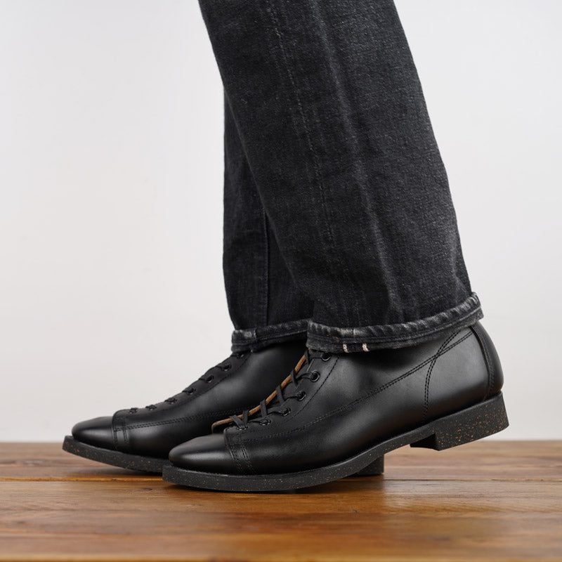 Clinch CN-S Last Gary Boots Black Overdyed Horsebutt