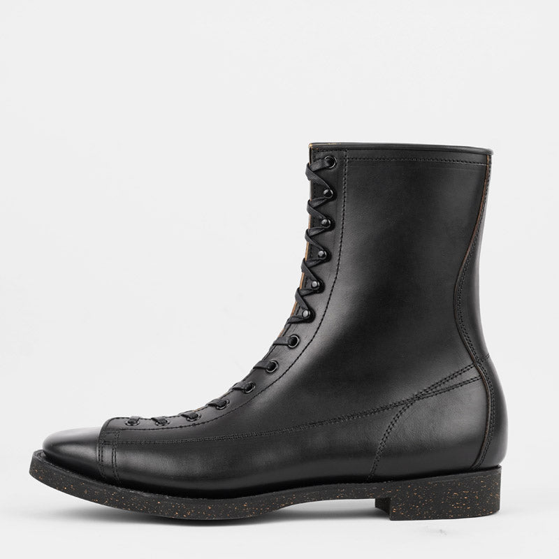 Clinch CN-S Last Gary Boots Black Overdyed Horsebutt