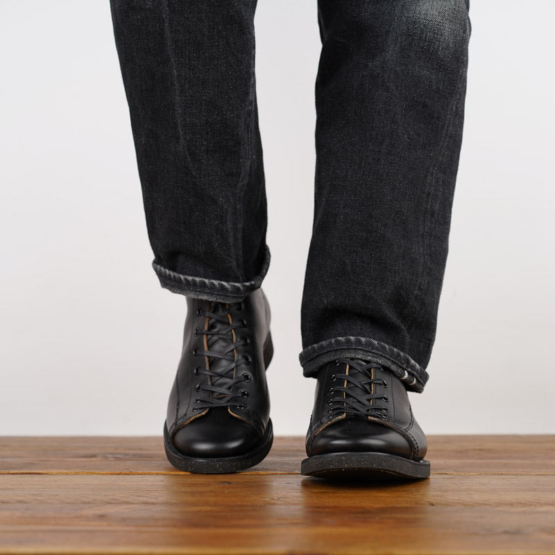 Clinch CN-S Last Gary Boots Black Overdyed Horsebutt