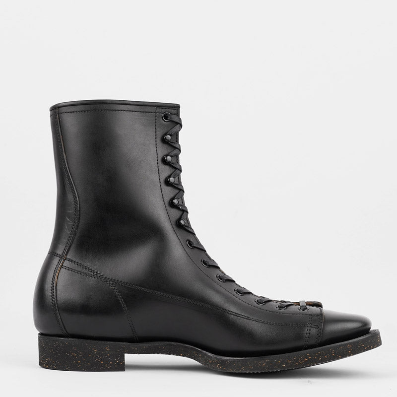 Clinch CN-S Last Gary Boots Black Overdyed Horsebutt