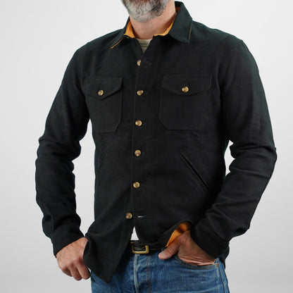 Dehen 1920 Crissman Overshirt - Moleskin Black