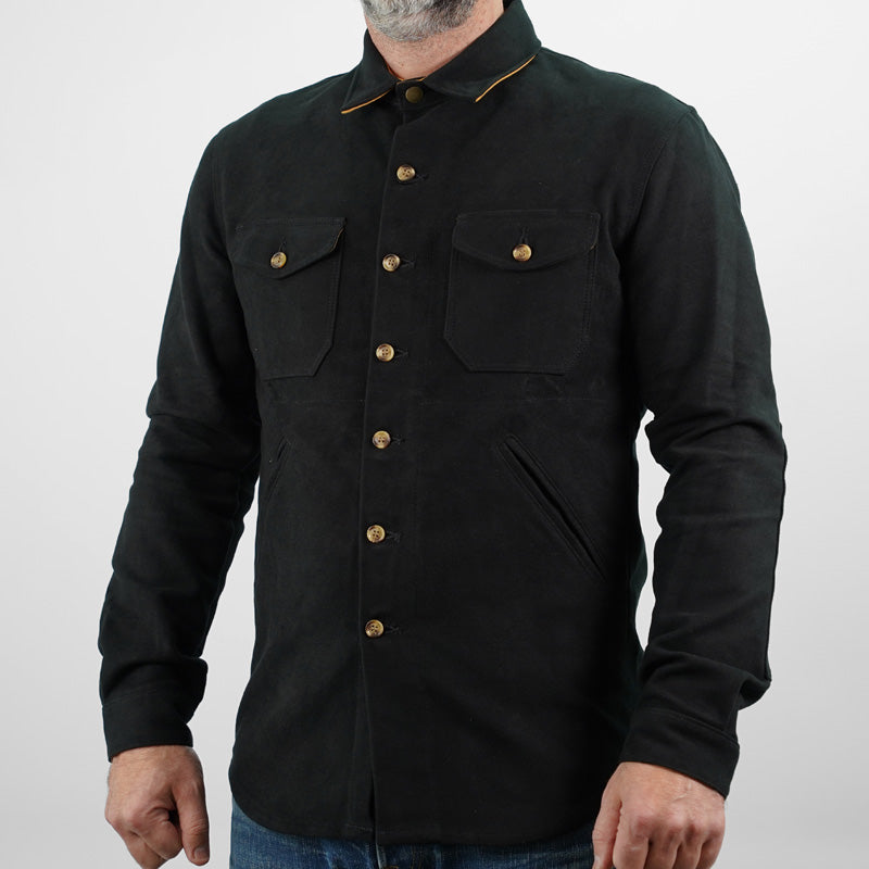 Dehen 1920 Crissman Overshirt - Moleskin Black