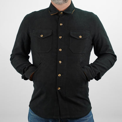 Dehen 1920 Crissman Overshirt - Moleskin Black