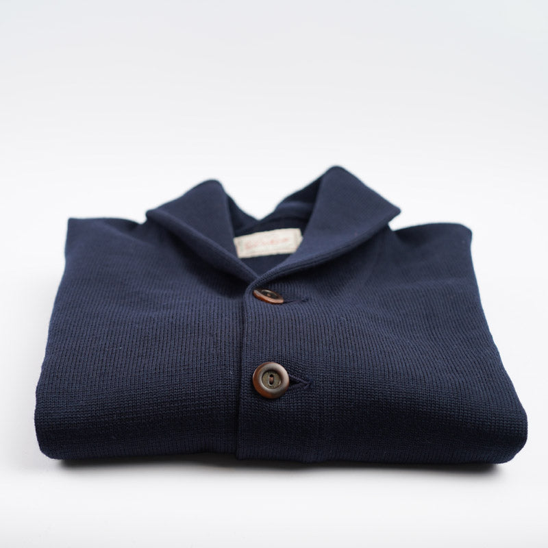 Dehen 1920 Oxford Shawl Sweater Navy