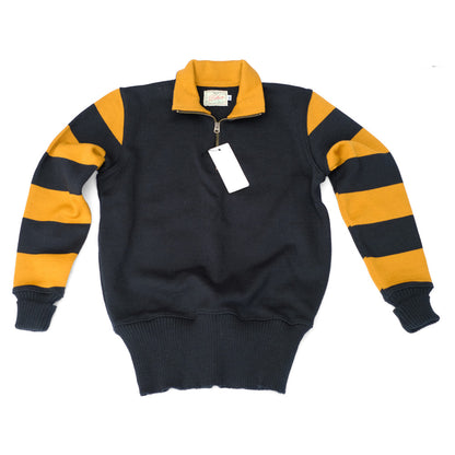 Dehen 1920 Motorcycle Sweater - Black/ Gold