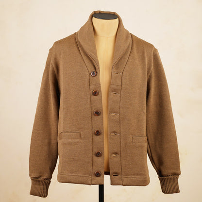 Dehen 1920 Shawl Sweater Coat - Dark Tan