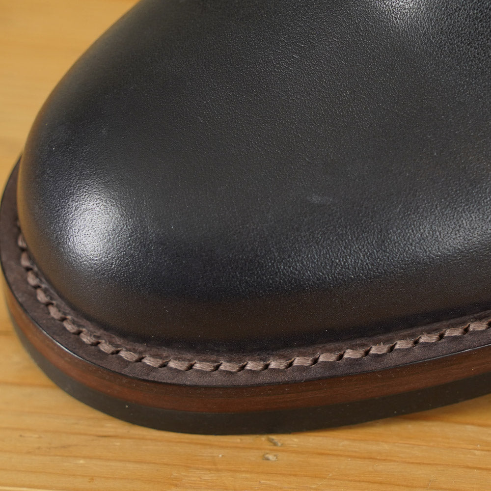 Double Helix Detonator 902 Engineer Boots - Black Horsebutt strip leather