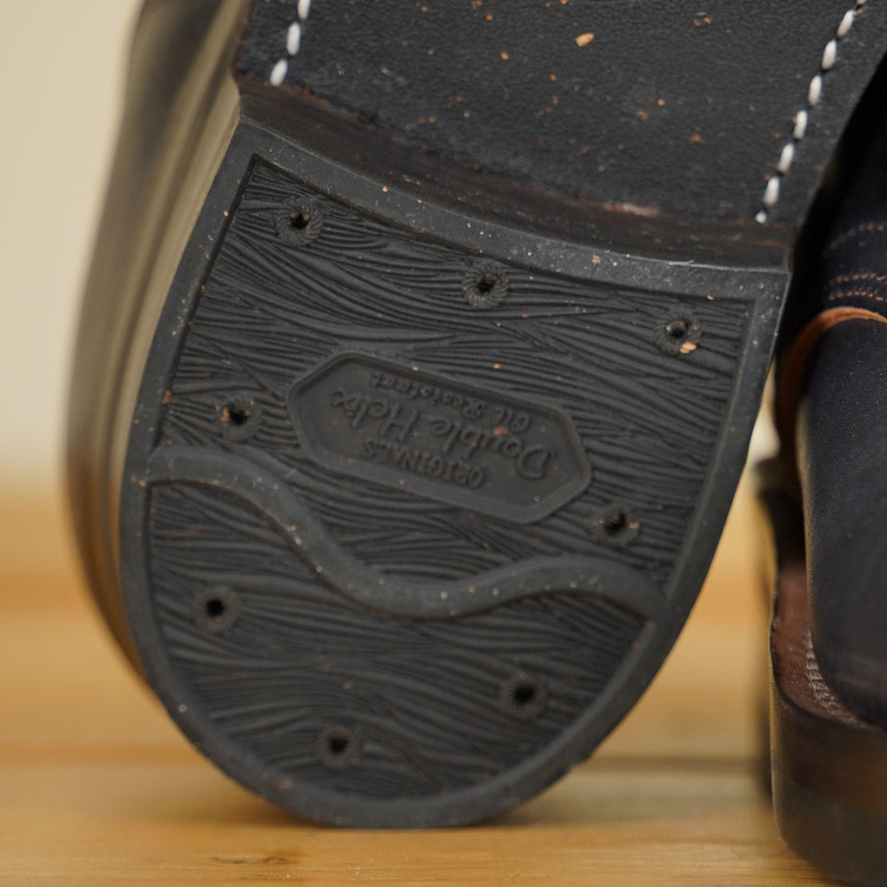 Matrix 5.7” Work Boots - Black Horsebutt strip leather